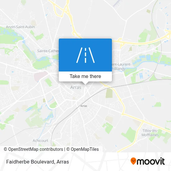 Boulevard Faidherbe map