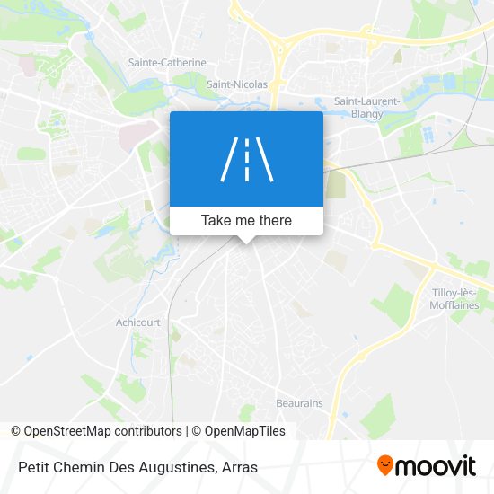 Petit Chemin Des Augustines map