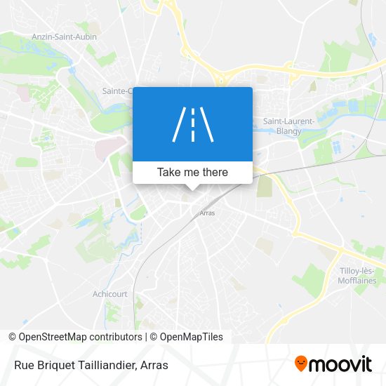 Rue Briquet Tailliandier map