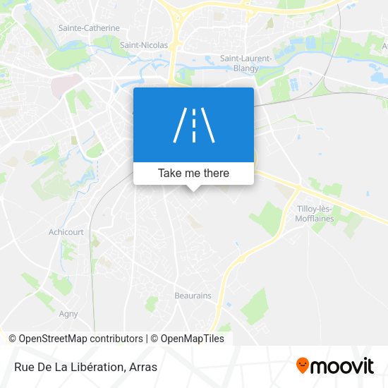 Rue De La Libération map