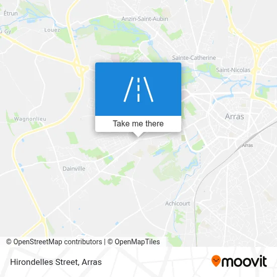 Rue Des Hirondelles map