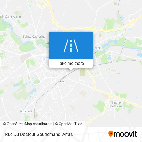 Rue Du Docteur Goudemand map