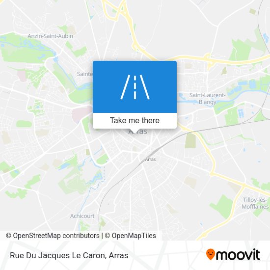 Rue Du Jacques Le Caron map