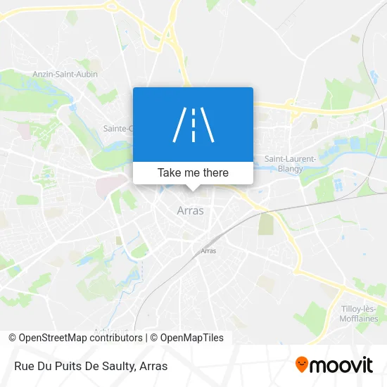 Rue Du Puits De Saulty map