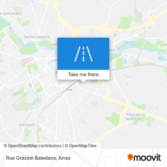 Rue Grassin Baledans map