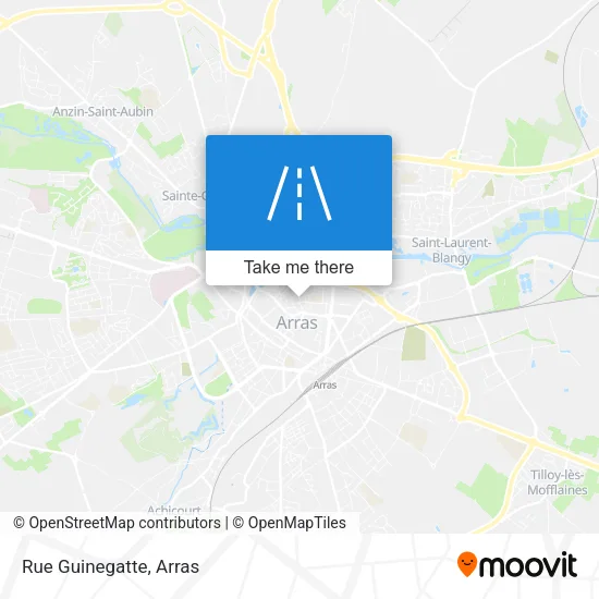 Rue Guinegatte map