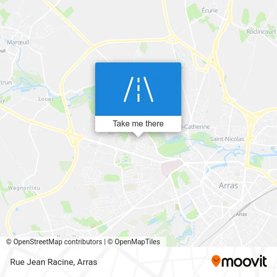 Rue Jean Racine map