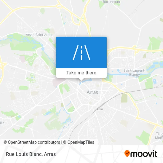 Rue Louis Blanc map