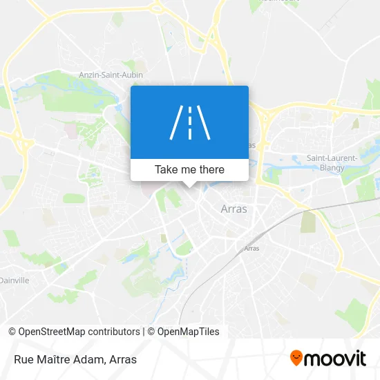 Rue Maître Adam map