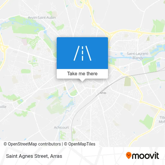 Rue Sainte-Agnès map