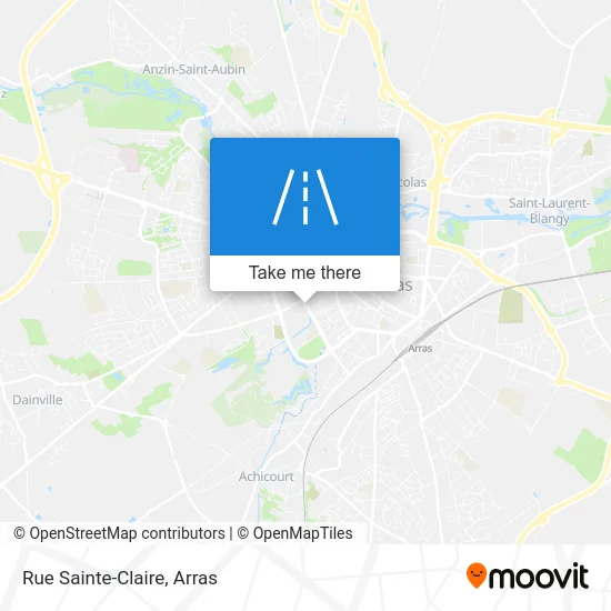 Rue Sainte-Claire map