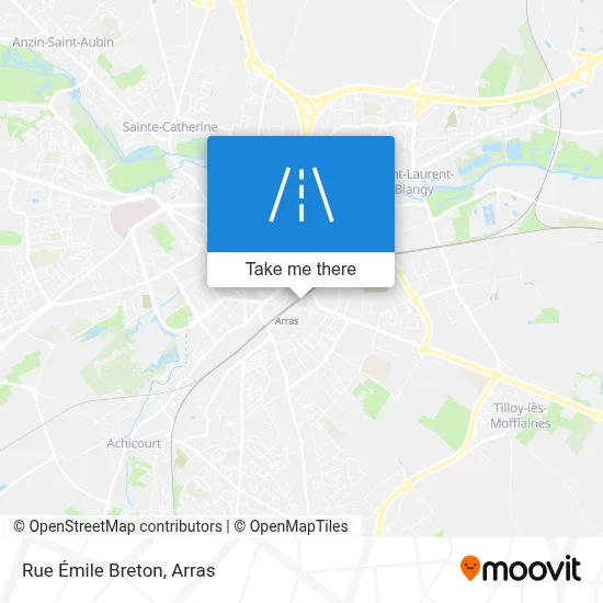 Rue Émile Breton map