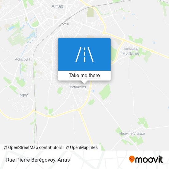 Rue Pierre Bérégovoy map
