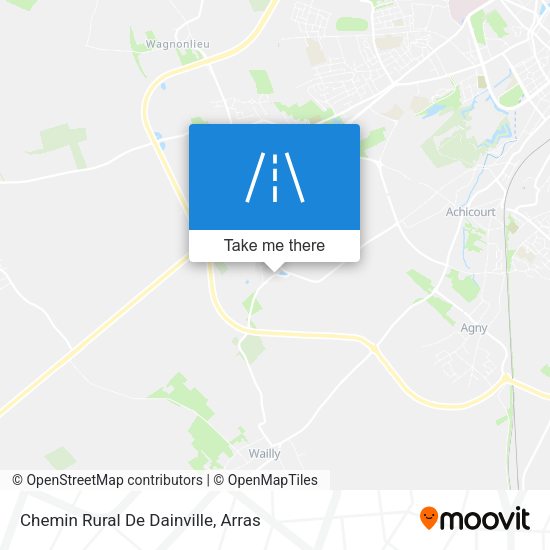 Chemin Rural De Dainville map