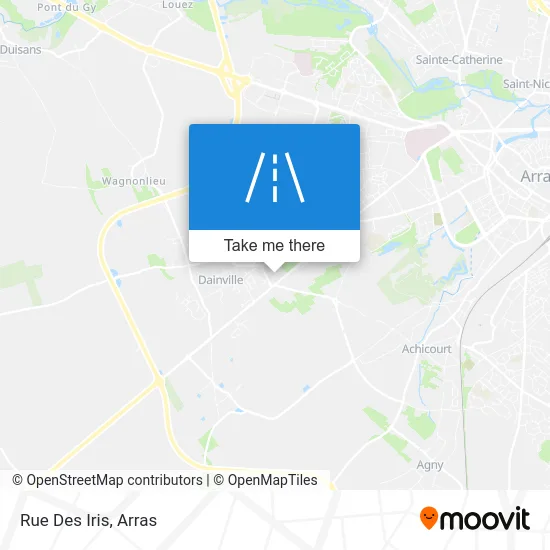 Rue Des Iris map