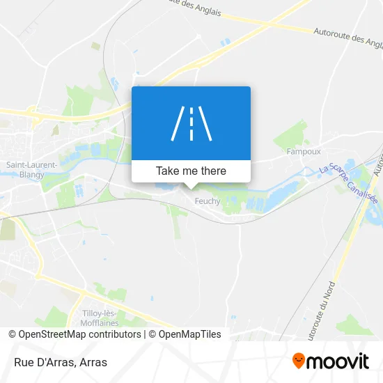 Rue D'Arras map