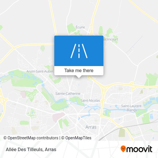 Allée Des Tilleuls map