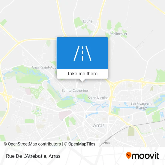 Rue De L'Atrebatie map