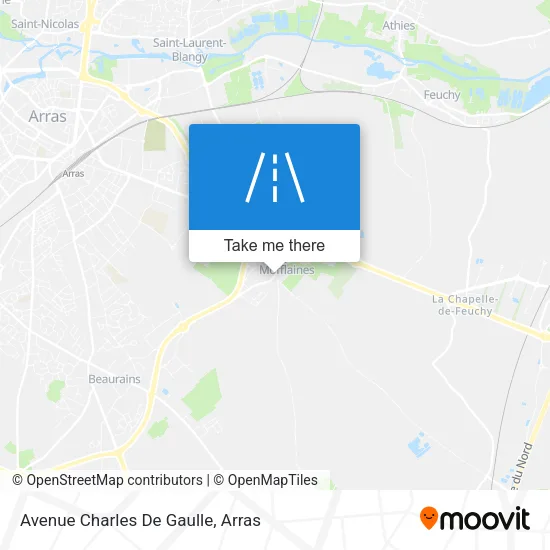 Avenue Charles De Gaulle map