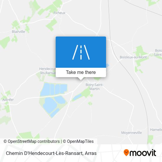 Chemin D'Hendecourt-Lès-Ransart map