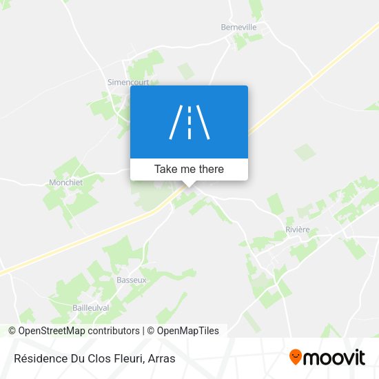 Résidence Du Clos Fleuri map