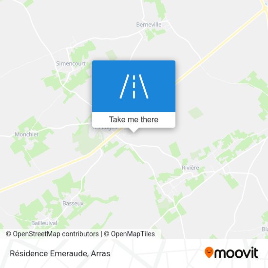 Résidence Emeraude map
