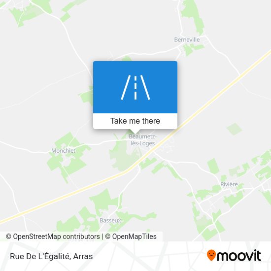 Rue De L'Égalité map