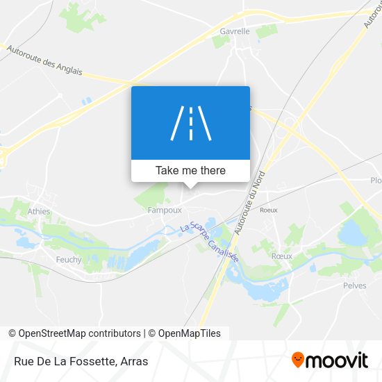 Rue De La Fossette map