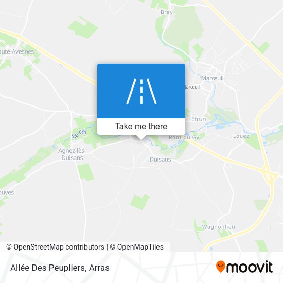 Allée Des Peupliers map