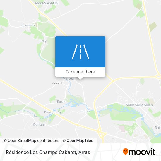 Résidence Les Champs Cabaret map