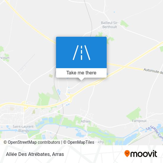 Allée Des Atrébates map