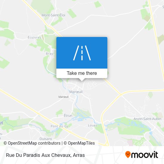 Rue Du Paradis Aux Chevaux map