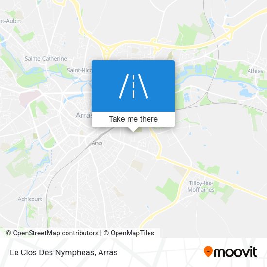 Le Clos Des Nymphéas map
