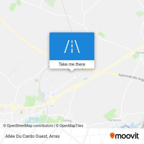 Allée Du Cardo Ouest map