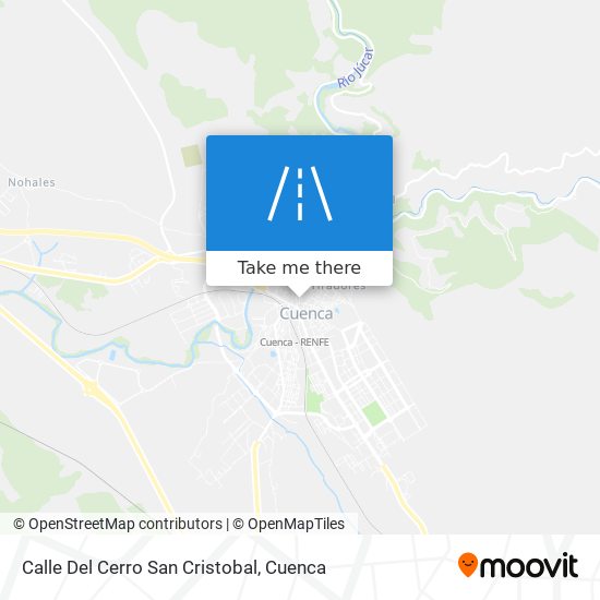 mapa Calle Del Cerro San Cristobal