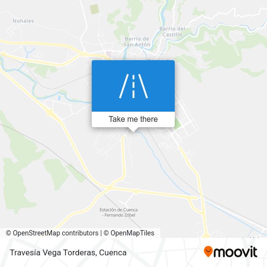 Travesía Vega Torderas map