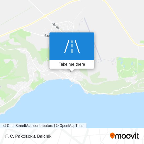 Г. С. Раковски map