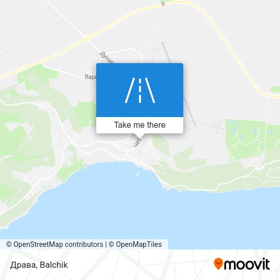 Драва map
