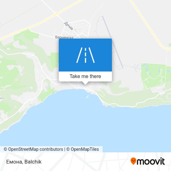 Емона map