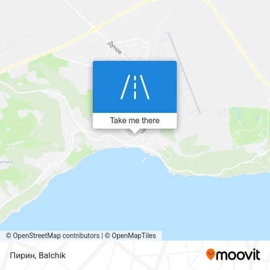 Карта Пирин