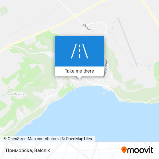 Приморска map