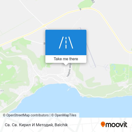 Св. Св. Кирил И Методий map
