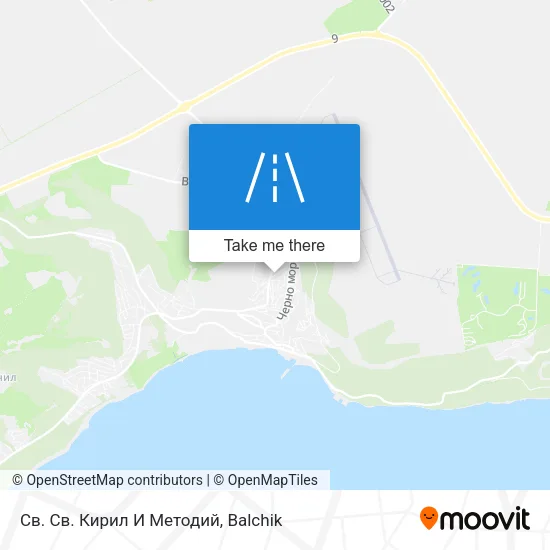Карта Св. Св. Кирил И Методий