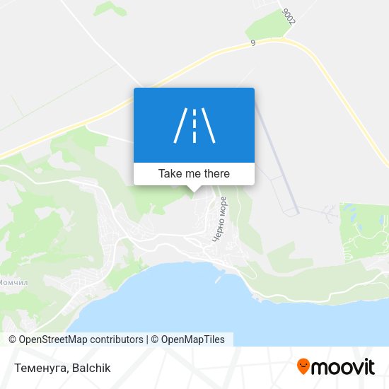 Теменуга map