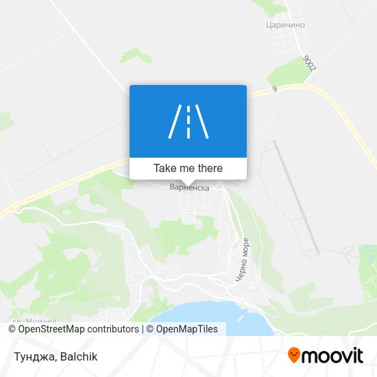 Карта Тунджа