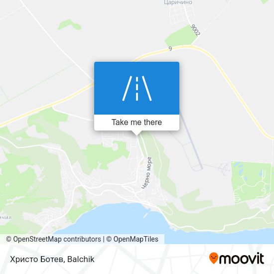 Христо Ботев map