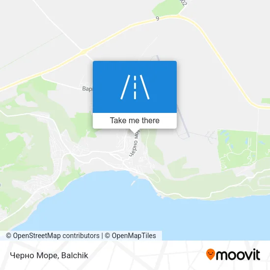 Карта Черно Море