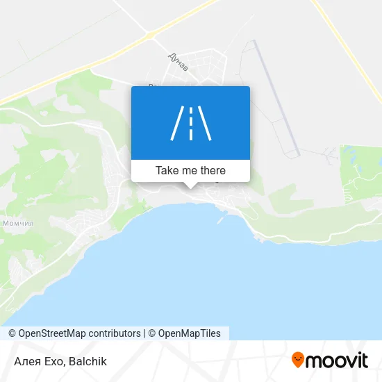 Карта Алея Ехо