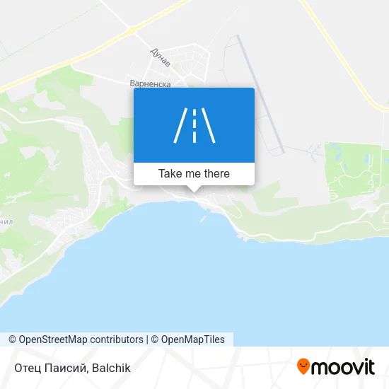 Карта Отец Паисий