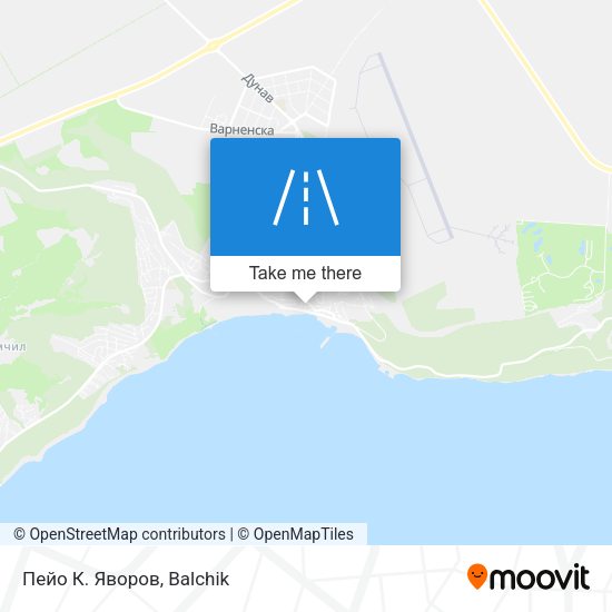 Пейо К. Яворов map